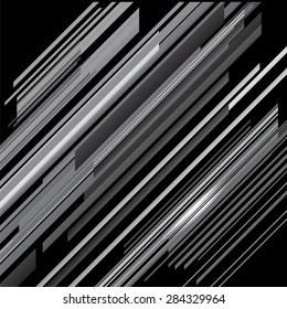 Vector Abstract Grey Line Background. Creative Grey Pattern.