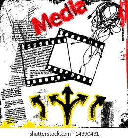 vector abstract grunge background