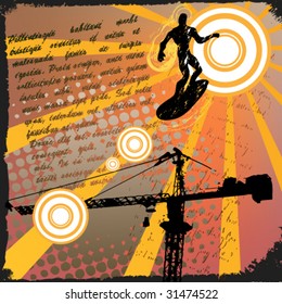 vector abstract grunge background