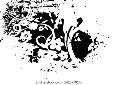 vector abstract grunge background with a classic modern style.