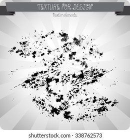 Vector abstract grunge background. Hand texture drawn. Vintage.