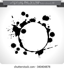 Vector abstract grunge background. Hand texture drawn. Vintage.