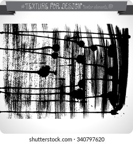 Vector abstract grunge background. Hand texture drawn. Vintage.