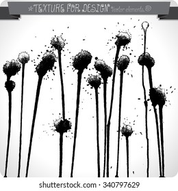 Vector abstract grunge background. Hand texture drawn. Vintage.