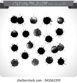 Vector abstract grunge background. Hand texture drawn. Vintage.