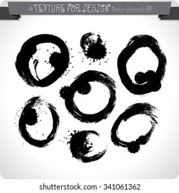 Vector abstract grunge background. Hand texture drawn. Vintage.