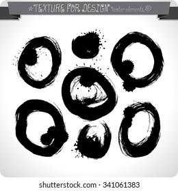 Vector abstract grunge background. Hand texture drawn. Vintage.