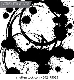 Vector abstract grunge background. Hand texture drawn.