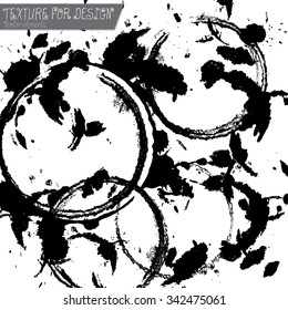 Vector abstract grunge background. Hand texture drawn.