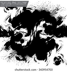 Vector abstract grunge background. Hand texture drawn. Pattern.