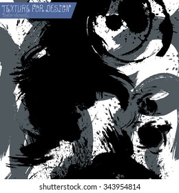 Vector abstract grunge background. Hand texture drawn.