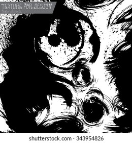 Vector abstract grunge background. Hand texture drawn.