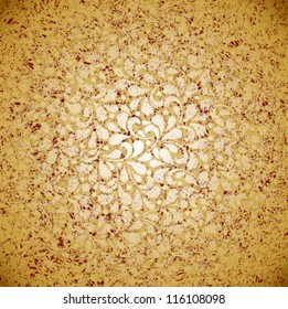 Vector abstract grunge background of old paper texture.