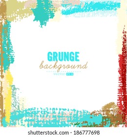 Vector abstract grunge background with space for your text.