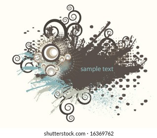 vector abstract grunge banner
