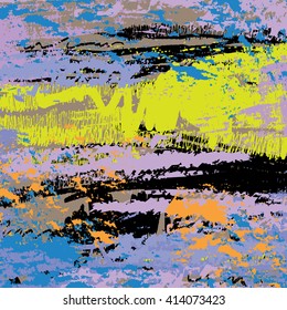 vector abstract grunge colorful vintage texture, watercolor brush stroke texture and background