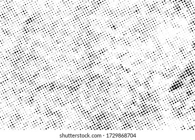 Vector abstract grunge halftone dots texture background.
