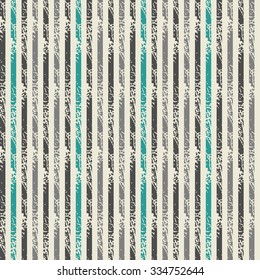 Vector abstract grunge seamless striped pattern