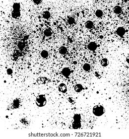 Vector abstract grunge style. Texture black and white vintage