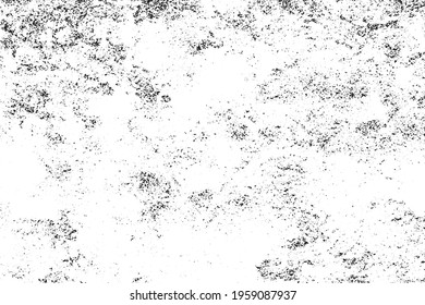 Vector abstract grunge texture black and white background.