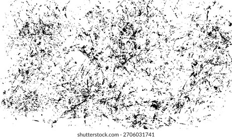 Textura abstracta de Vector grunge con arañazos y líneas angustiadas que se asemejan a un piso de hormigón desgastado. Fondo de superficie áspera, superposición sucia vintage, efecto de cemento agrietado para diseño y proyecto gráfico