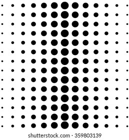 vector abstract halftone black and white background