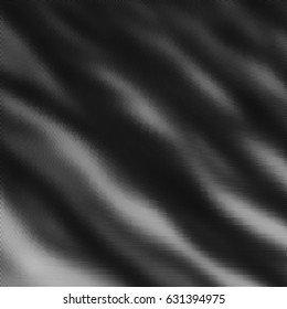 Vector Abstract Halftone High Quality Texture. Dotted 3D Geometric Structure Background