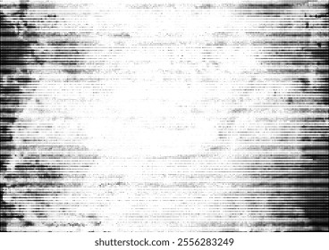 Vector abstract halftone texture with black and white gradient pattern. Grunge motion dotted texture with horizontal dot lines