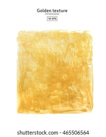 Vector Abstract hand drawn acrylic watercolor background 
Color stain for design Paint brush strokes
Golden texture template  for banner, background