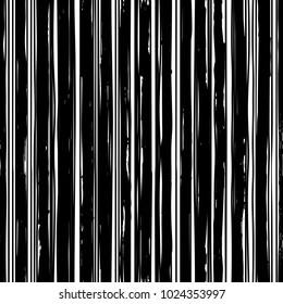 Vector abstract hand drawn black and white background. Simple seamless pattern. Vertical hand drawn ink lines. Modern stylish texture. Repeating abstract background with strokes and stripes. EPS 10