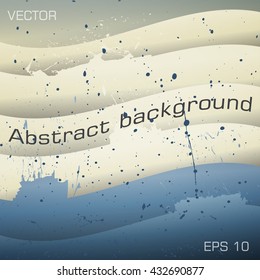 Vector abstract hand drawn colorfull background. Colorful banner template. Vector illustration with empty space for your text.