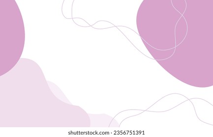 Vector abstract hand drawn minimalist background