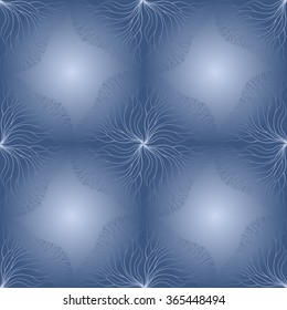Vector abstract hand drawn picture with tree branches. Stylish illustration. Fabrics, textiles, paper, wallpaper. Retro hand-drawn pattern.