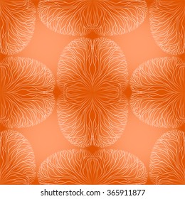 Vector abstract hand drawn picture with tree branches. Stylish illustration. Fabrics, textiles, paper, wallpaper. 