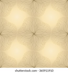 Vector abstract hand drawn picture with tree branches. Stylish illustration. Fabrics, textiles, paper, wallpaper. 