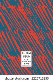 Vector Abstract Hand Drawn Scribble Cover. Minimal Artistic Sketch Poster. Collection of Simple Graphic Doodle Designs for Flyers, Cards, Brochure, Annual Report and other Ideas for Your Business.