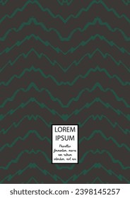 Vector Abstract Hand Drawn Scribble Cover. Minimal Artistic Sketch Poster. Collection of Simple Graphic Doodle Designs for Flyers, Cards, Brochure, Annual Report and other Ideas for Your Business.