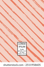 Cubierta de garabato dibujado a mano Abstractas de Vector. Cartel de boceto artístico mínimo. Colección de Diseños de Doodle Gráfico Simple para Flyers, Tarjetas, Folleto, Informe Anual y otras Ideas para su Negocio.