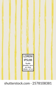 Vector Abstract Hand Drawn Scribble Cover. Minimal Artistic Sketch Poster. Collection of Simple Graphic Doodle Designs for Flyers, Cards, Brochure, Annual Report and other Ideas for Your Business.