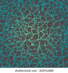 Vector abstract hand drawn seamless pattern