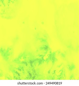Vector abstract hand drawn watercolor background. Aquarelle orange and yellow texture. Hand painting backdrop.