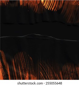 Vector abstract hand drawn watercolor background. Hand painting backdrop. 