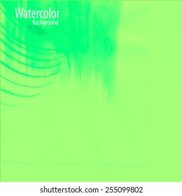 Vector abstract hand drawn watercolor background. Hand painting backdrop. 