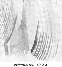 Vector abstract hand drawn watercolor background. Hand painting backdrop. 