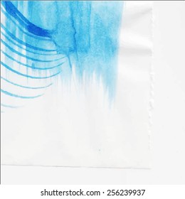 Vector abstract hand drawn watercolor background. Hand painting backdrop. 