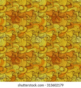 Vector abstract hand-drawn doodles texture, abstract colorful background. 