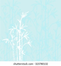 Vector abstract hand-drawn floral texture