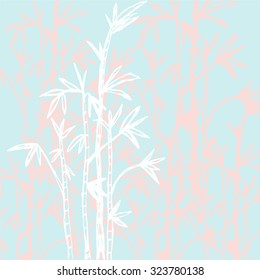 Vector abstract hand-drawn floral texture