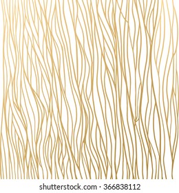 Vector abstract hand-drawn waves texture, wavy seamless background. 