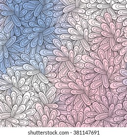 Vector abstract hand-drawn waves texture, wavy background. Colorful waves backdrop